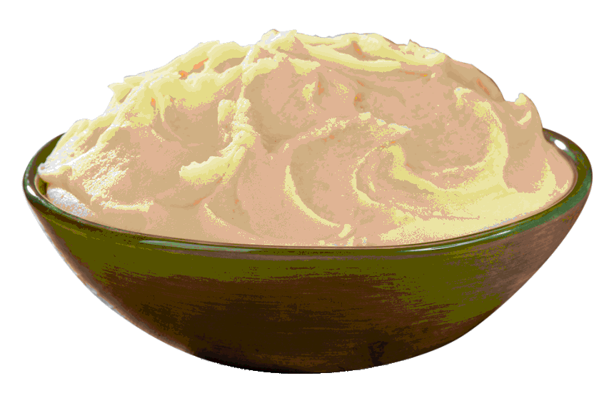 bowl of mashed potateos