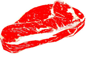 raw steak