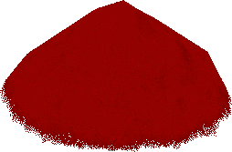 Dark Red Pigment Dust